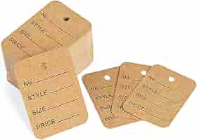 【新品・未使用品】✨在庫2点限り！✨トッパー（キングサイズ）　タグカット品！ Amazon | ZERONOWA 商品タグ 小サイズ 1000枚 サイズタグ 商品